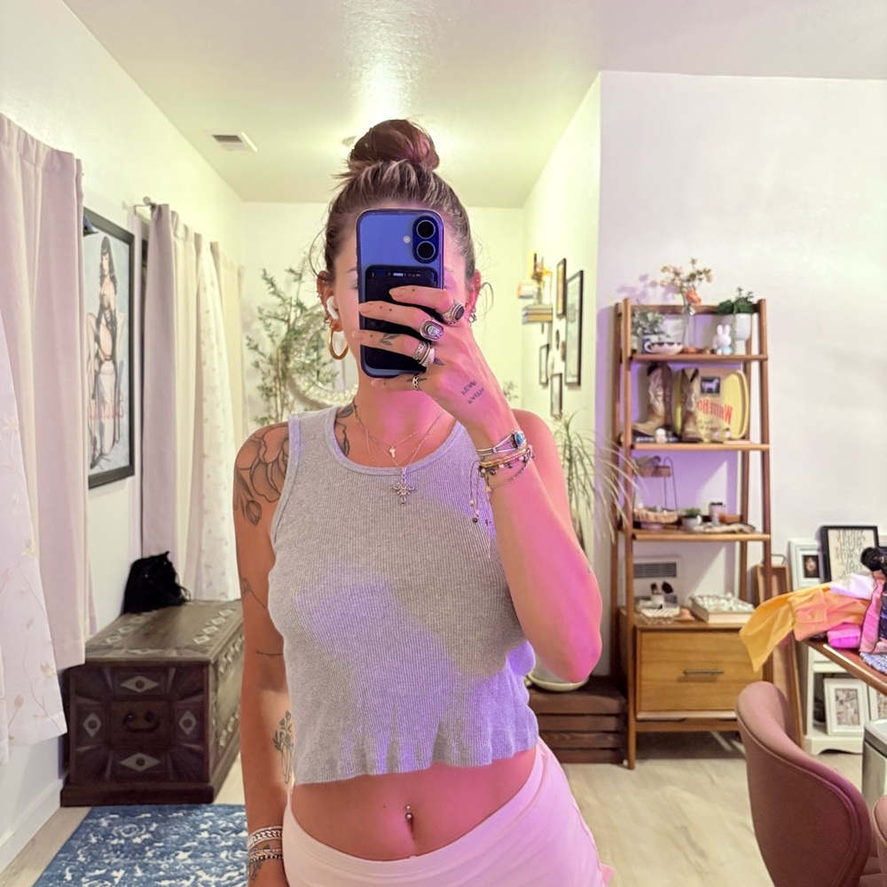 Brandy Melville Gray Tank Top